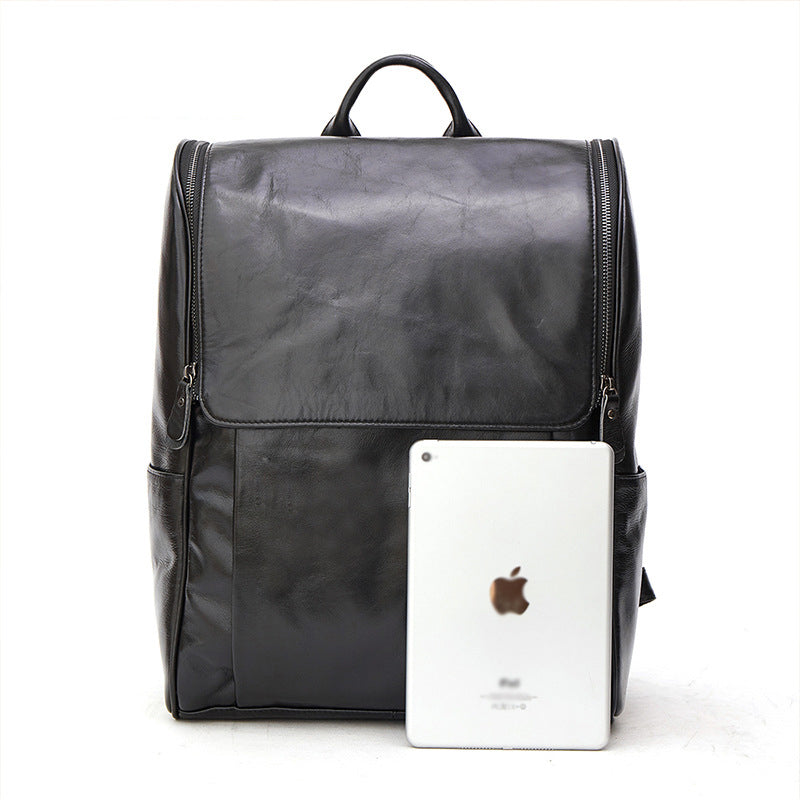 Grosser Herren-Rucksack aus Leder – Bild 2 | LuxeStyle