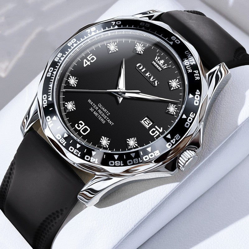 Submariner Quarz-Herrenuhr, Grün, Leuchtzeiger – Bild 2 | LuxeStyle