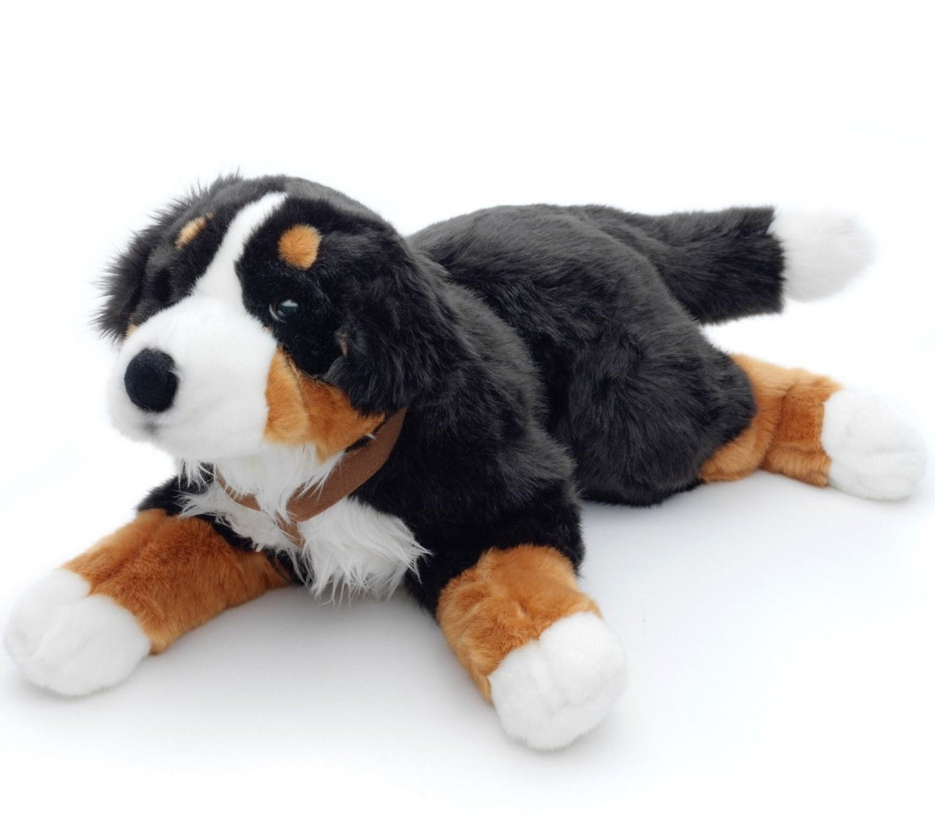 Liegender Plüsch Berner Sennenhund