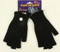 Schwarze LED Handschuhe