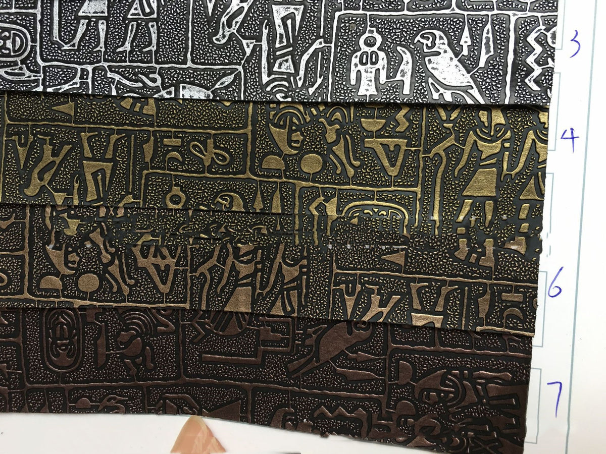 Ägyptisches Antik-Muster Kunstleder – Bild 5 | LuxeStyle