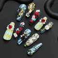 Märchenhafte, handbemalte Fake Nails | LuxeStyle