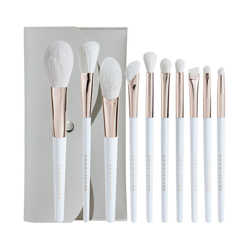 10-teiliges Make-up Pinselset aus Faserwolle – Bild 6 | LuxeStyle