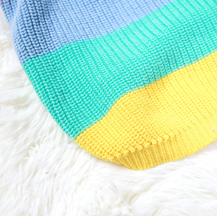 Strick-Hundepullover Regenbogen – Bild 4 | LuxeStyle