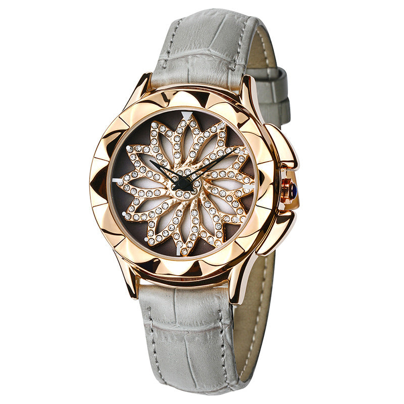Damen-Armbanduhr mit Strass – Bild 8 | LuxeStyle