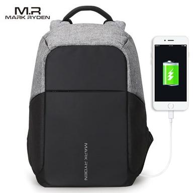 Rucksack mit USB-Ladefunktion, 39x28x11 cm – Bild 3 | LuxeStyle