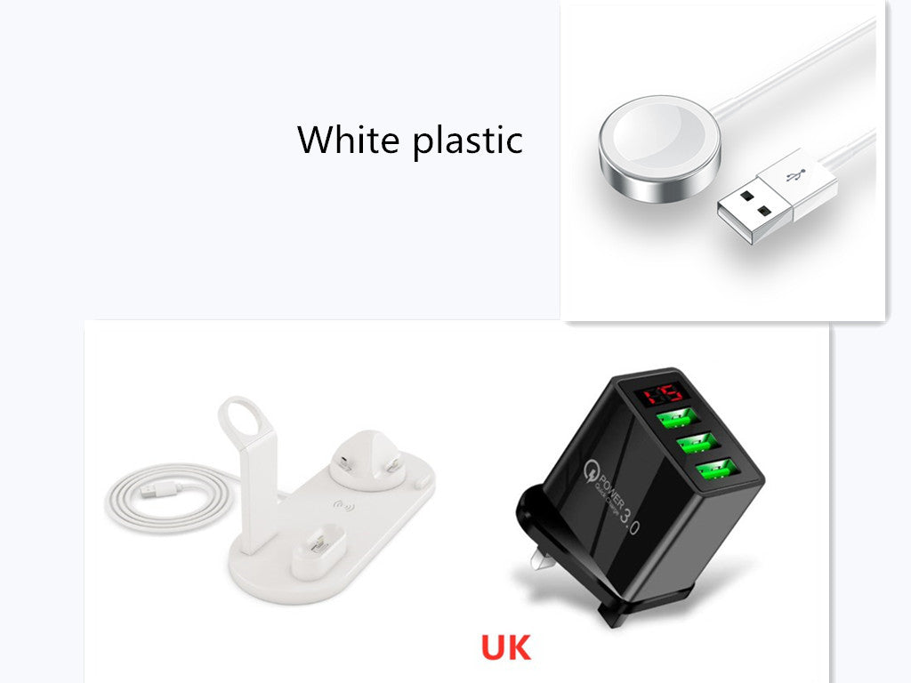 4-in-1 Wireless Ladestation mit Schnellladefunktion
