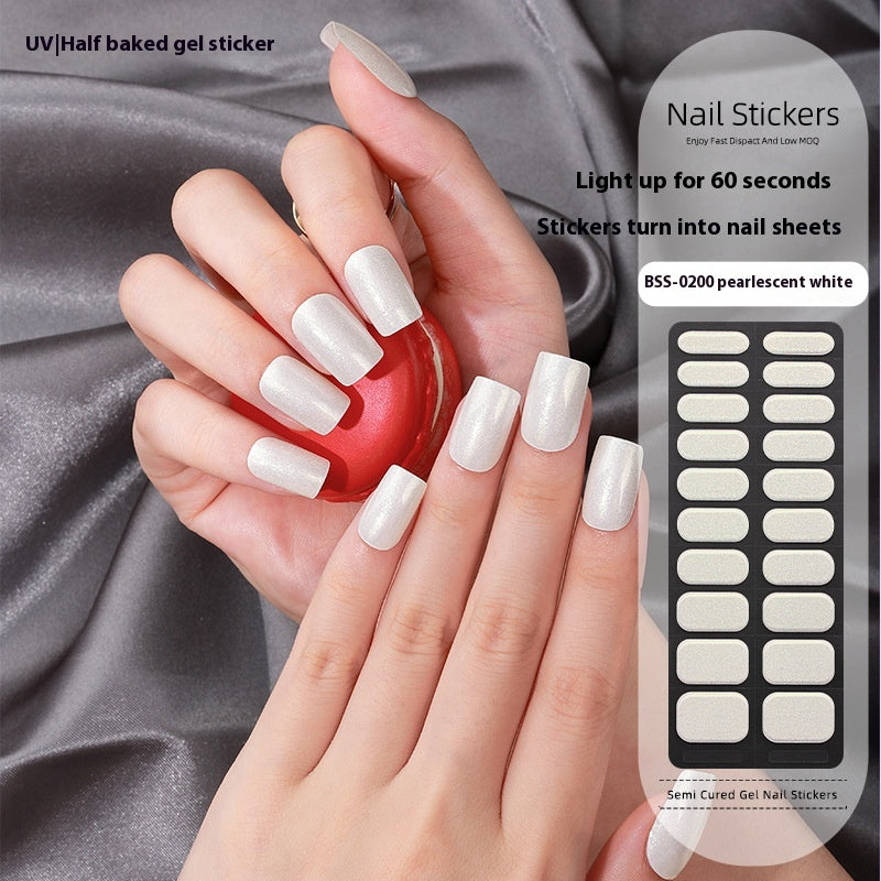 Pure Color UV Gel-Nagelsticker