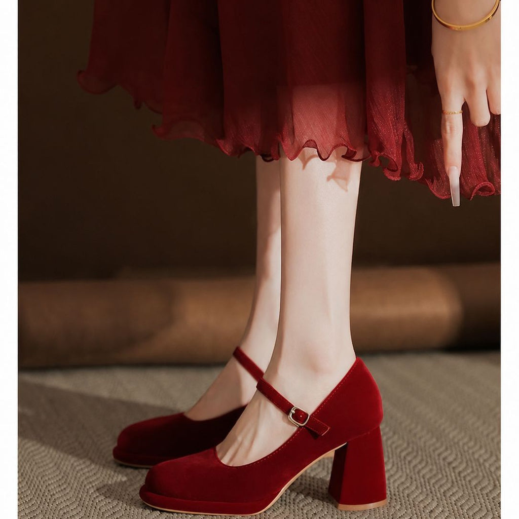 Plateau Mary Jane High Heels