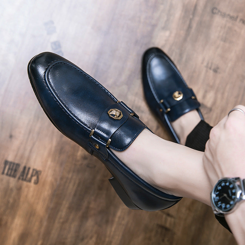 Herren Slipper mit Metallschnalle