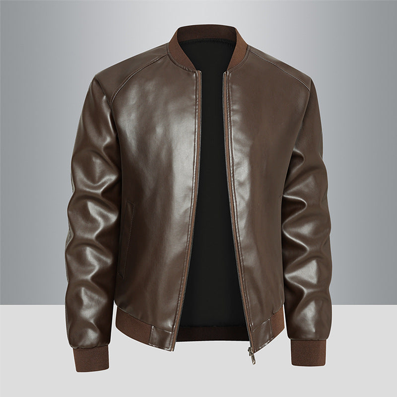 Lederjacke im Korean Style für Herren | LuxeStyle