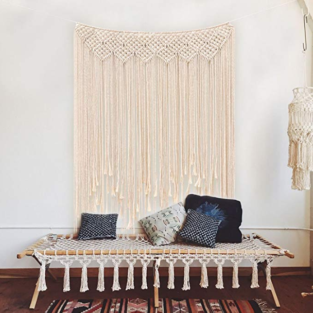 Boho Wandteppich handgewoben, 120x150cm – Bild 3 | LuxeStyle