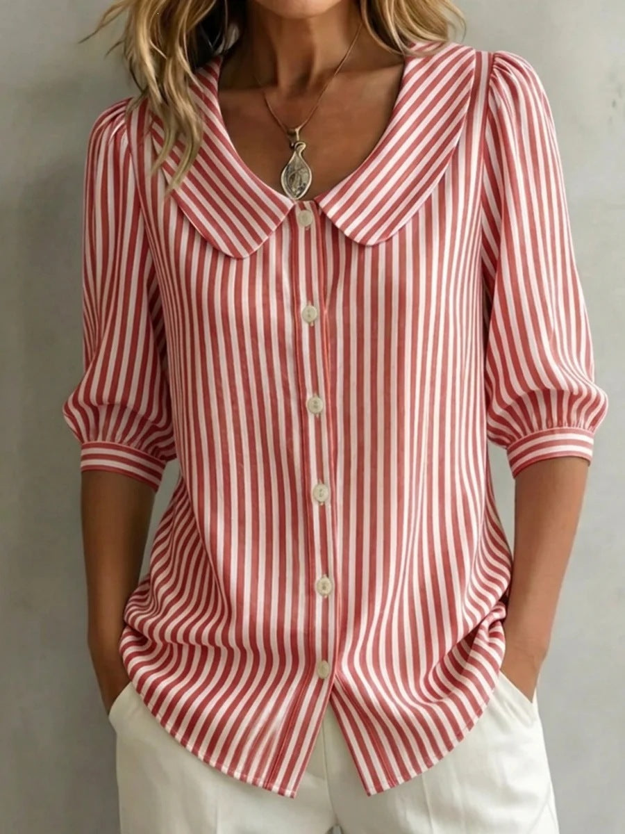 Bunt Streif-Shirt – Bild 12 | LuxeStyle