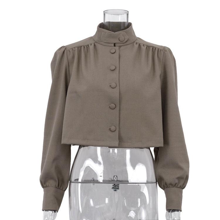 Casual-Hemd mit Stehkragen – Bild 3 | LuxeStyle