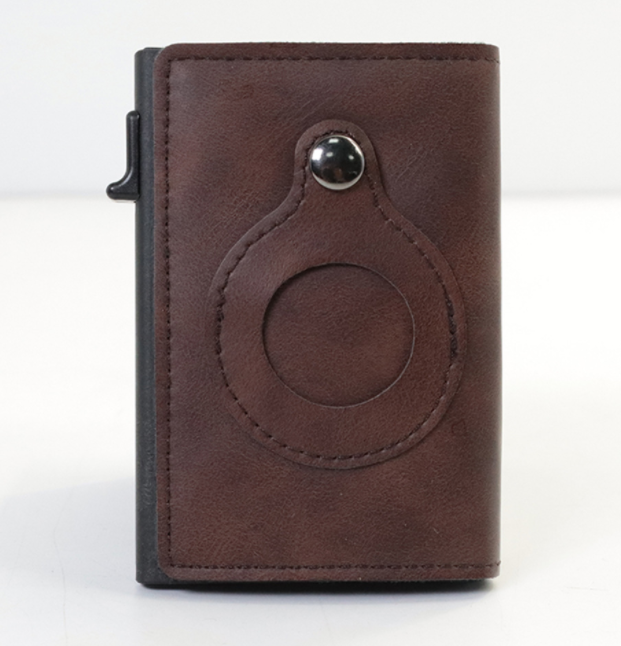 AirTag Leder-Portemonnaie mit RFID-Schutz