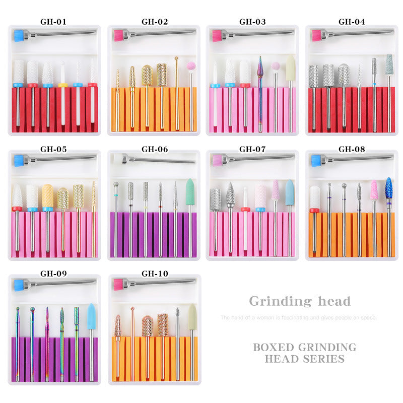 Keramik- und Wolframstahl-Nagelfräser-Set – Bild 3 | LuxeStyle