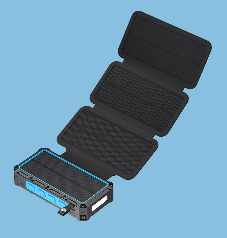 Solar Powerbank mit Kurbel