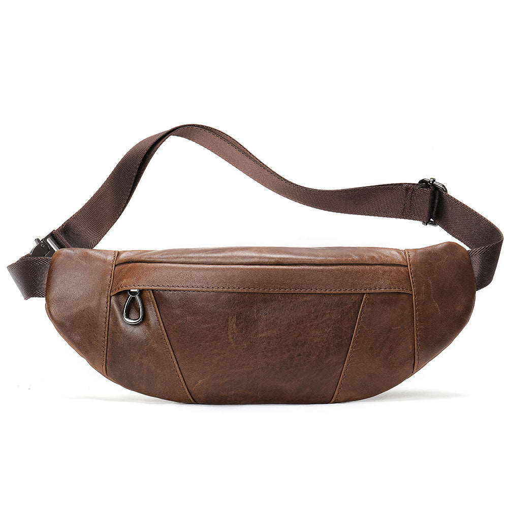 Brusttasche aus Vollnarbenleder