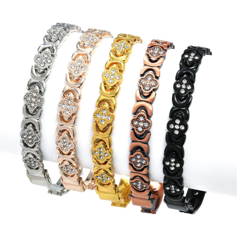Breites Edelstahlarmband für Damen – Bild 12 | LuxeStyle