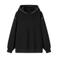 Kapuzen-Sweatshirt mit Nieten-Design