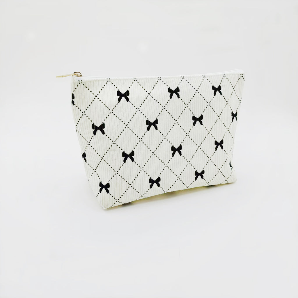Kosmetiktasche mit Rautenmuster – Bild 4 | LuxeStyle