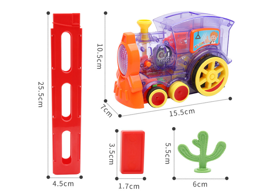 Domino-Zug-Bauspielzeug für Babys