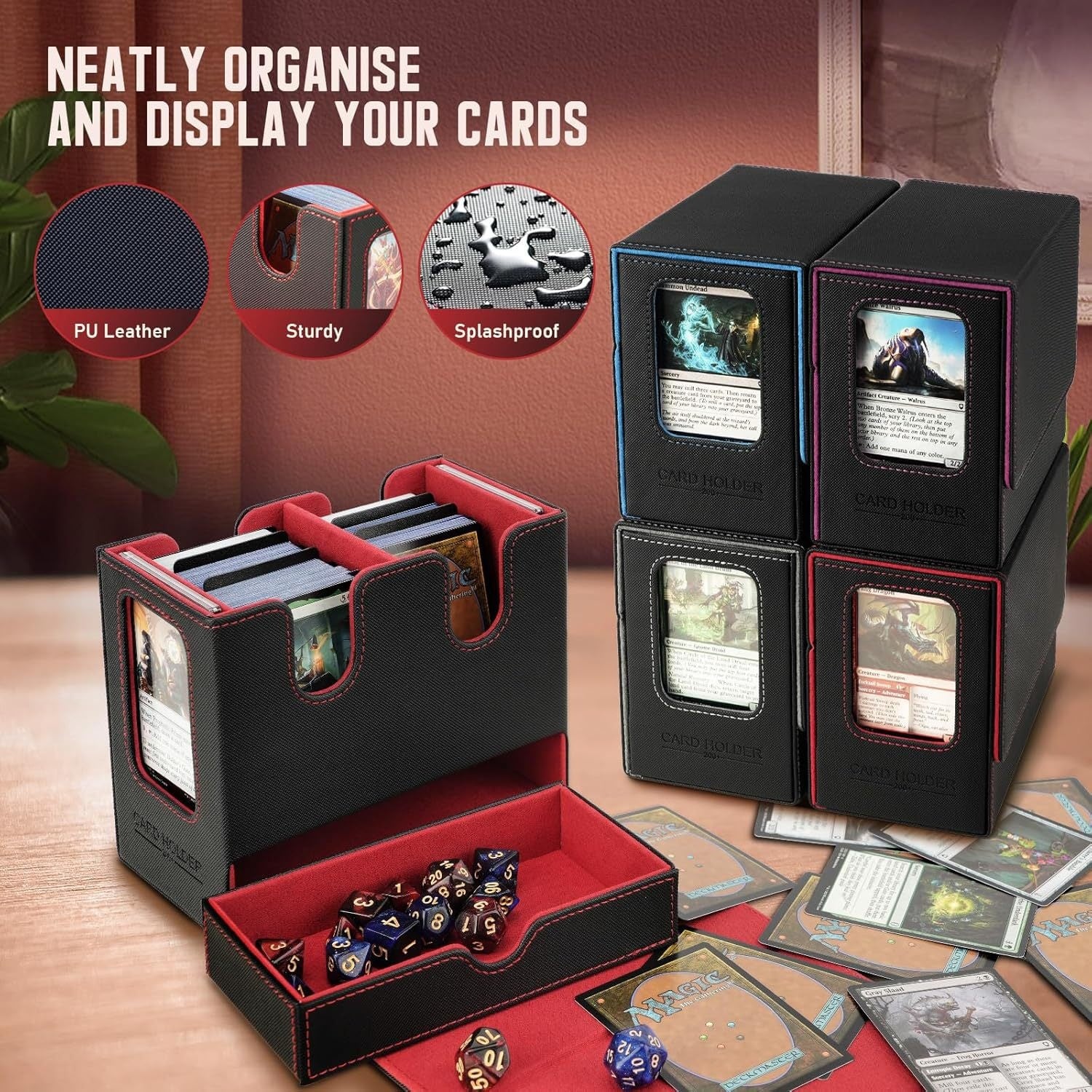 Würfel- und Kartenspeicherbox für Deckboxen