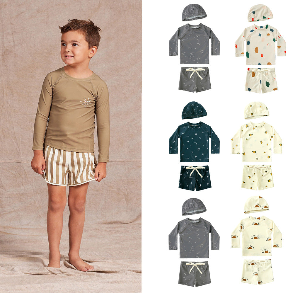 Kinder-Sun-Schutz Badeanzug mit Hut – Bild 6 | LuxeStyle