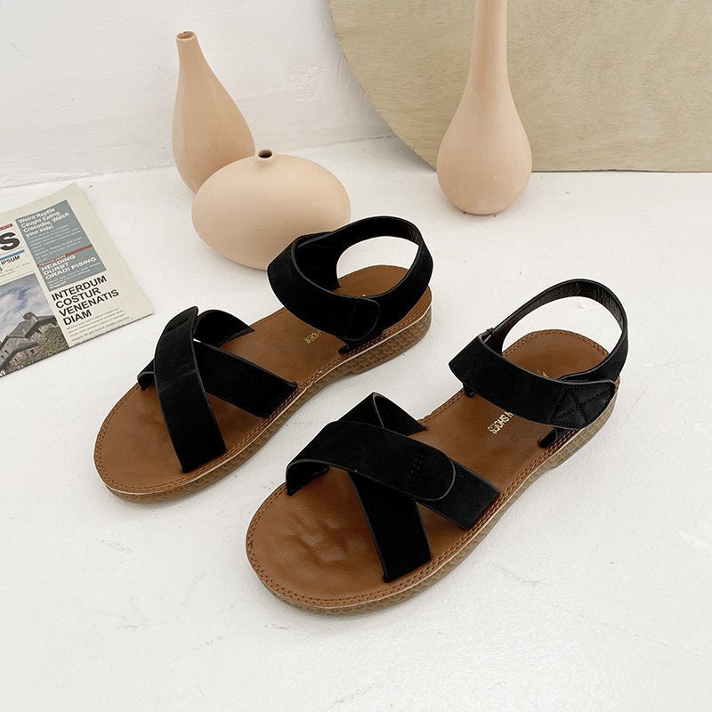 Bequeme flache Sandalen für Damen – Bild 4 | LuxeStyle