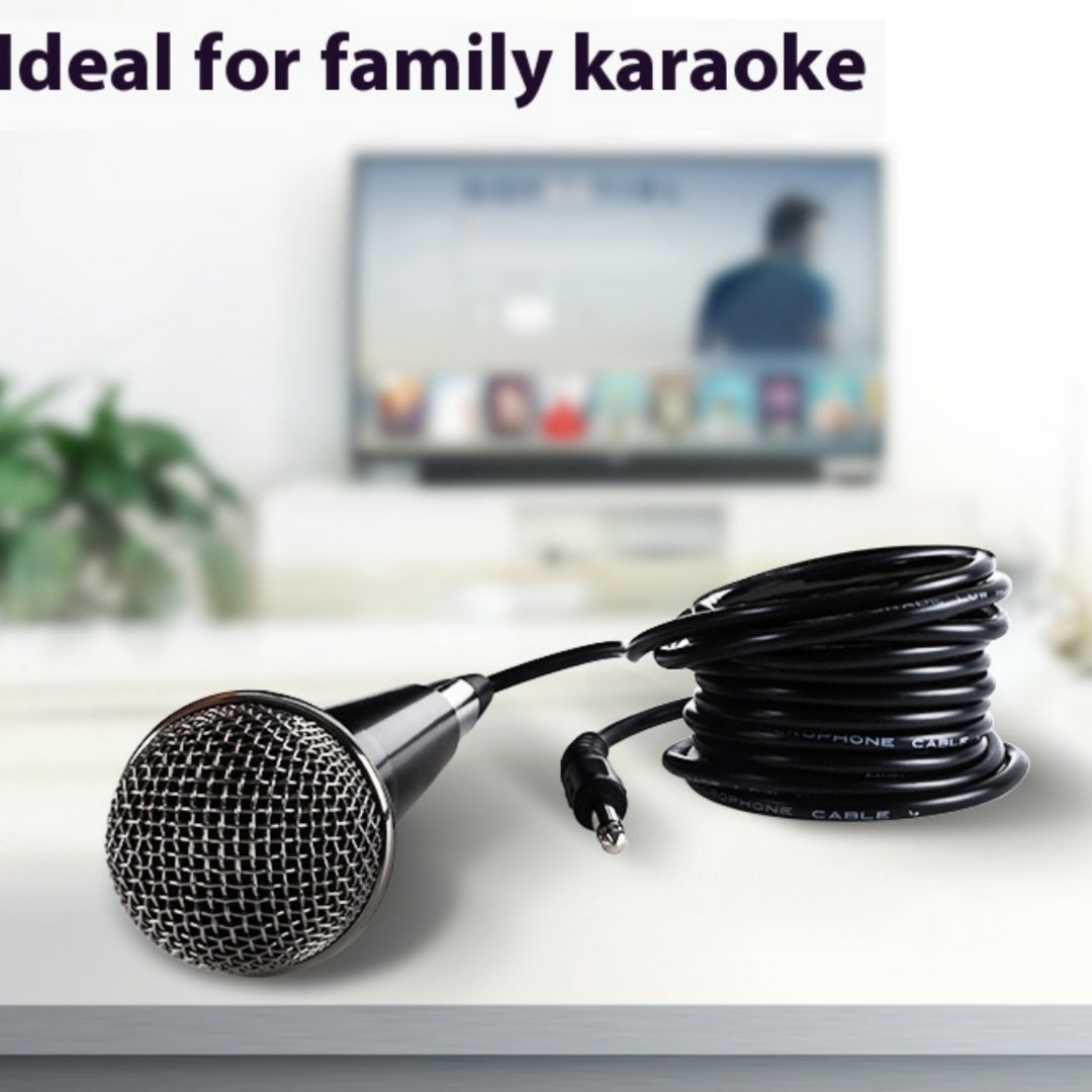 Kabelgebundenes Mikrofon mit Soundkarte