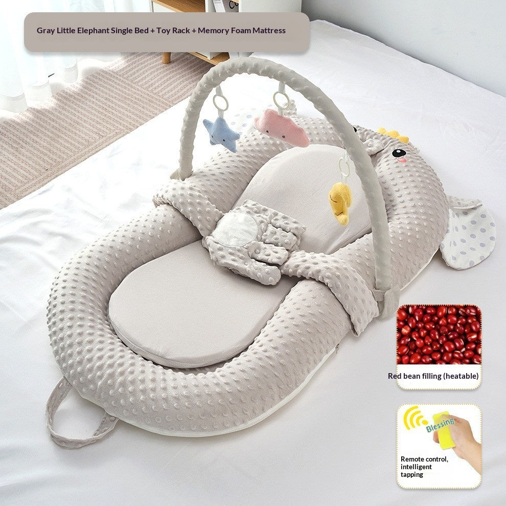 Neigbare Baby-Schlafunterlage mit Tiermotiven
