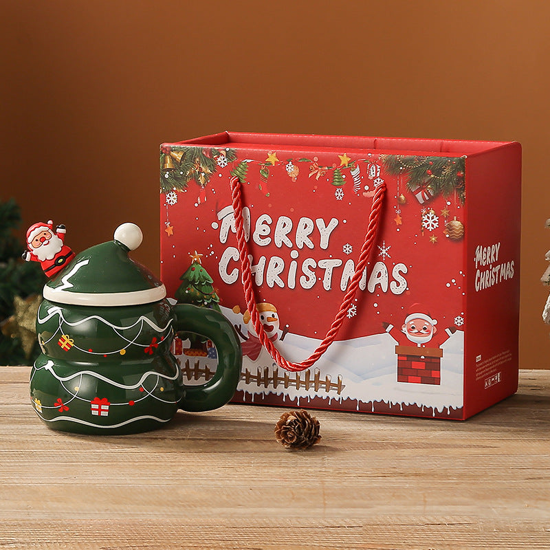 Weihnachts-Keramiktasse mit Schneemann-Motiv – Bild 4 | LuxeStyle