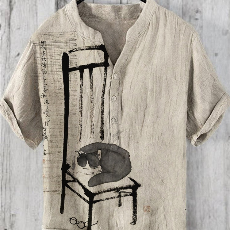 3D Digital Animal Style Kurzarmhemd – Bild 3 | LuxeStyle