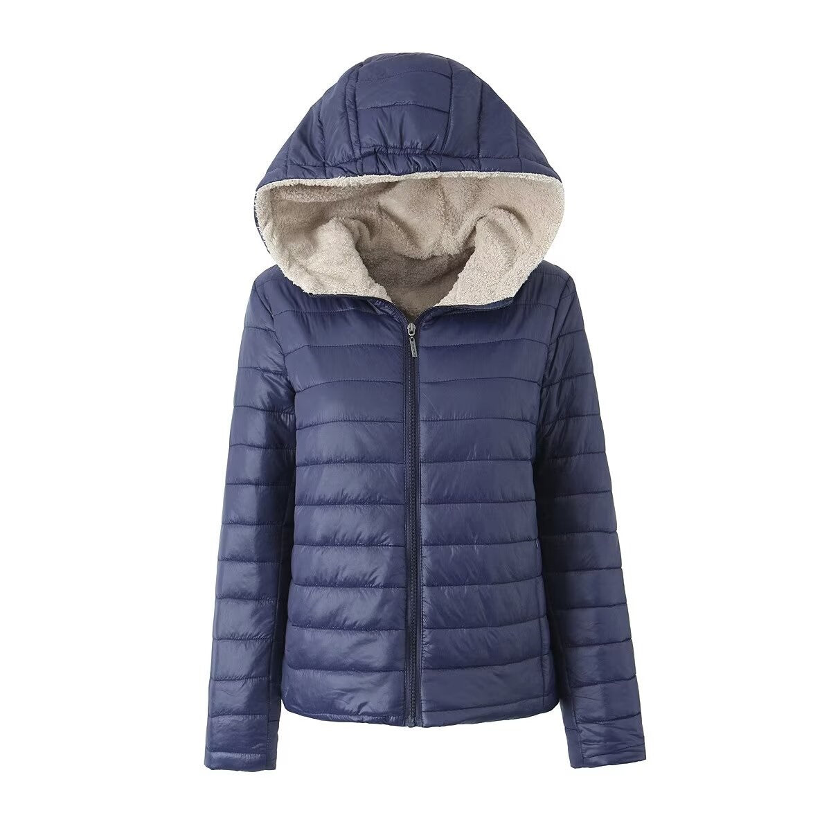 Weibliche Hooded Fleece Jacke – lockerer Schnitt – Bild 2 | LuxeStyle