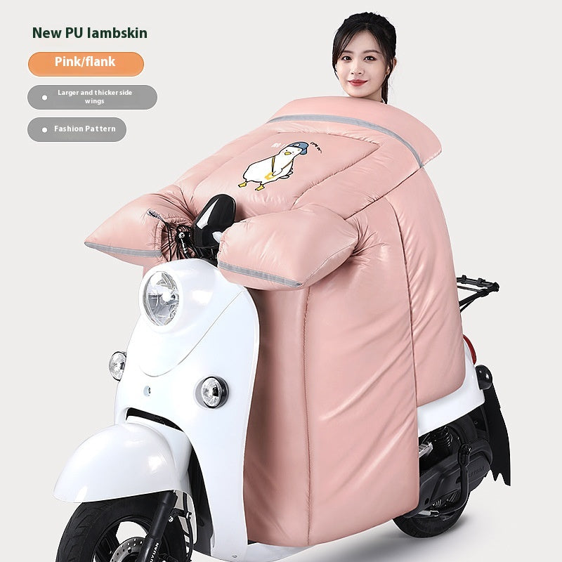 Regendichter Windschutz für E-Scooter & Töffli