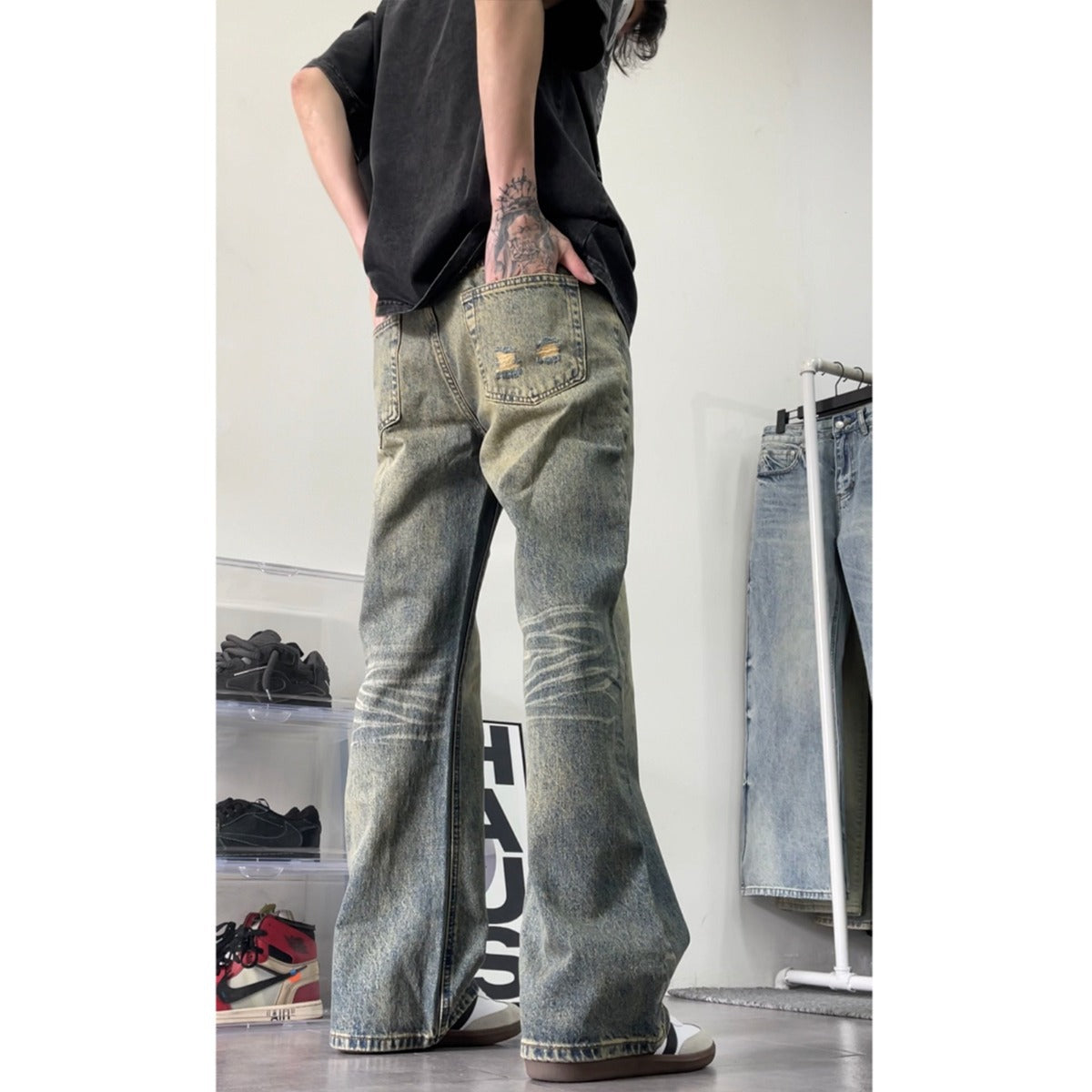 Herren Jeans im American Retro-Stil