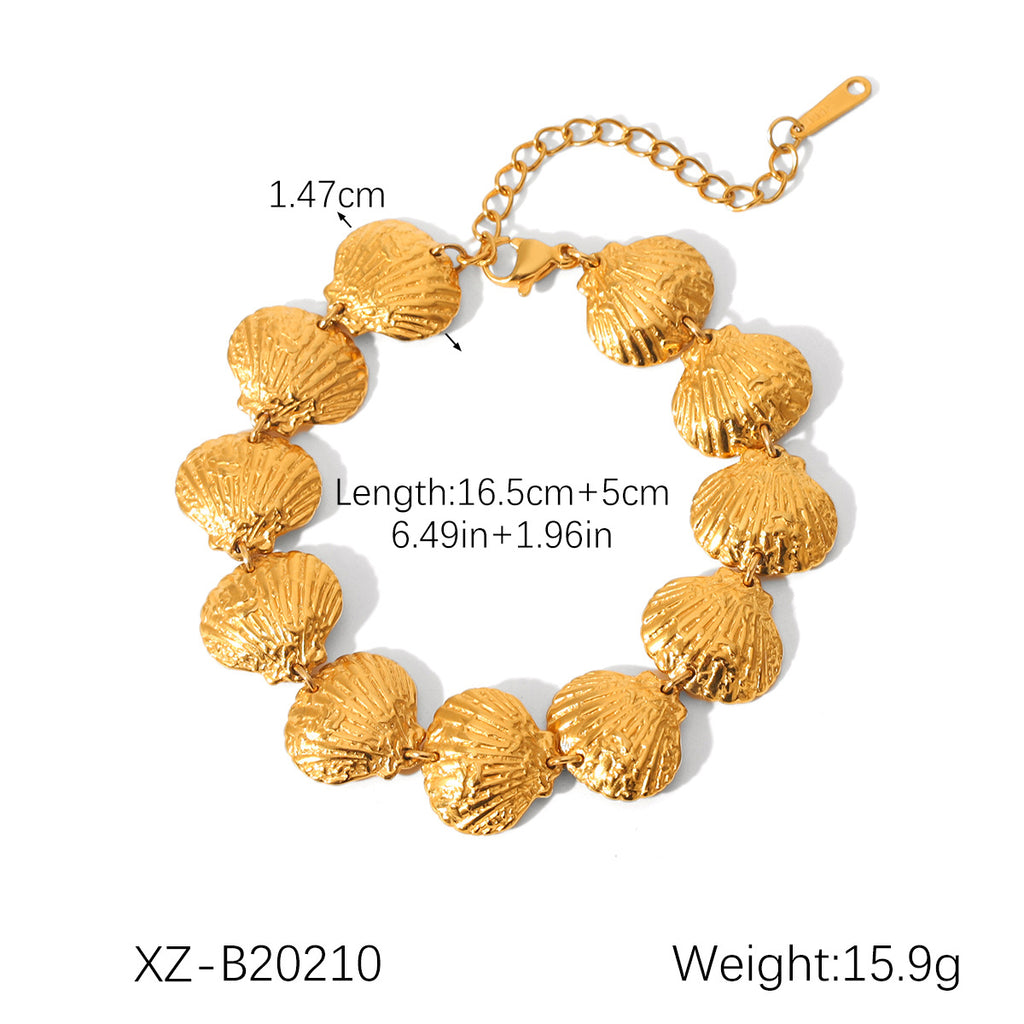 Armband mit Seestern- und Muschel-Elementen | LuxeStyle