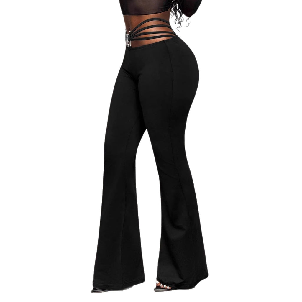High-Waist Flared Pants mit Bauchkontrolle