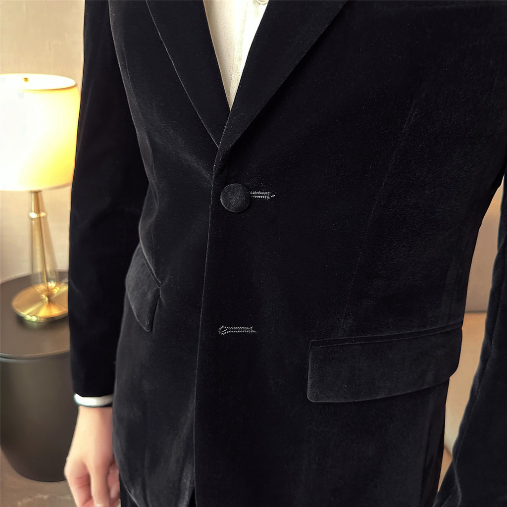 Herren Anzugjacke Slim Fit (Winter)