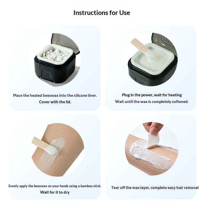3-in-1 Mini Wachswärmer für Haarentfernung