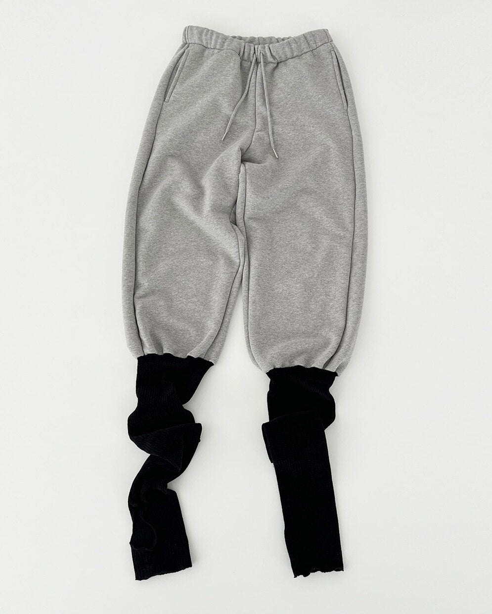 Lässige Mock-Two-Piece Jogginghose für Damen