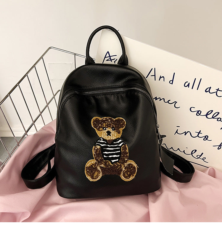 PU-Leder Rucksack für Damen – Bild 5 | LuxeStyle