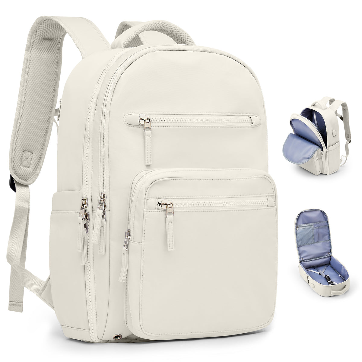 Business-Reiserucksack mit Kompression und USB-Anschluss – Bild 6 | LuxeStyle