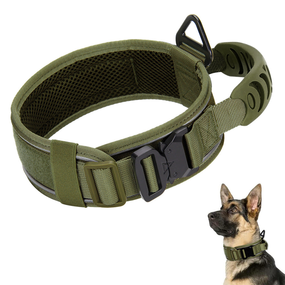 Reflektierendes Hunde-Halsband mit Metallschnalle – Bild 4 | LuxeStyle