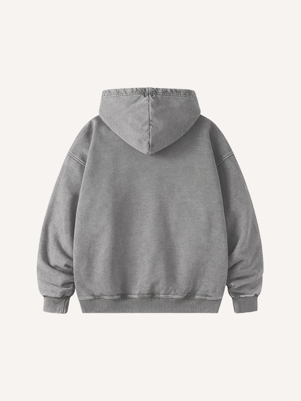 Freizeit-Pullover aus Baumwolle mit Print