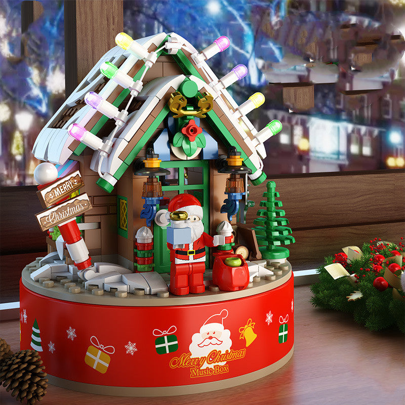 Bauklötze mit drehender LED-Weihnachtsbaum-Musikbox – Bild 4 | LuxeStyle