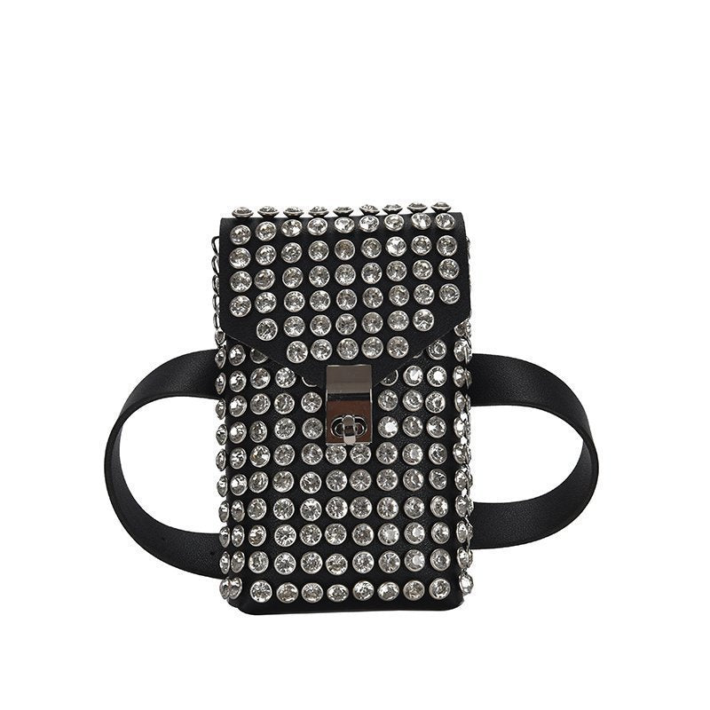 Mini-Handytasche mit Strass-Design