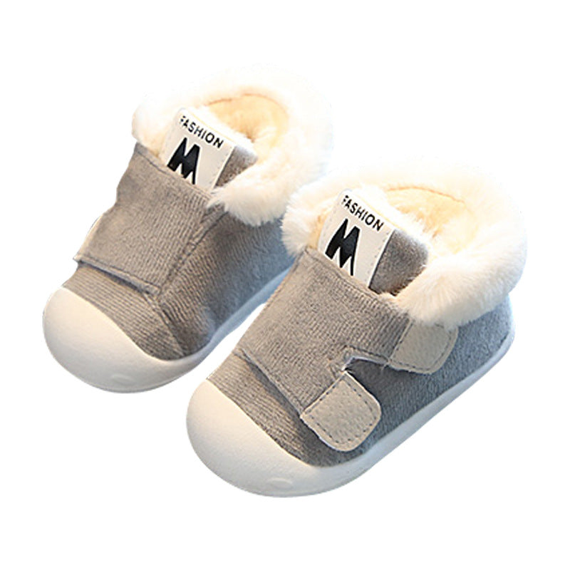 Gefütterte Lauflernschuhe mit Klettverschluss – Bild 3 | LuxeStyle