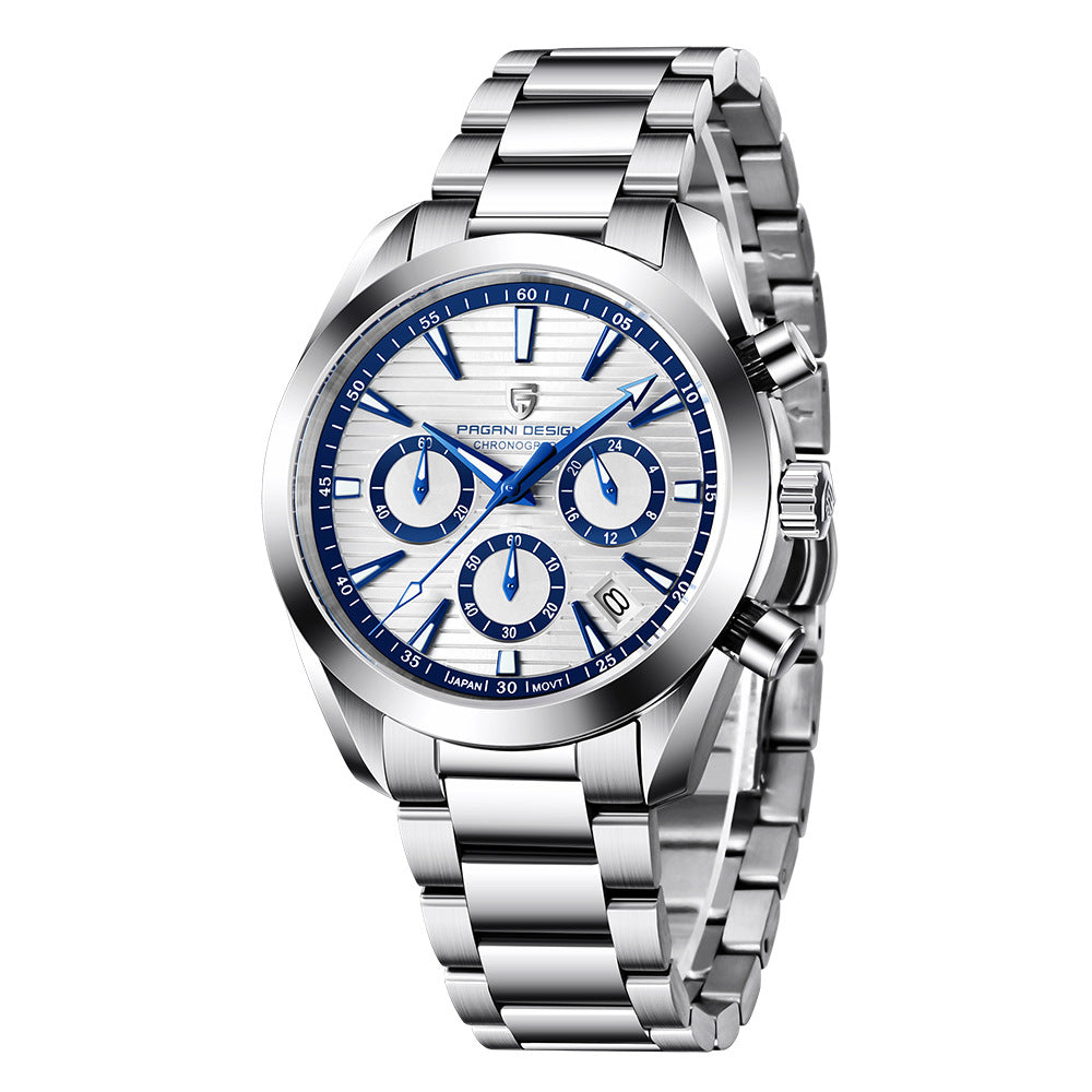 Herren Quarz Chronograph – Wasserdicht – Bild 2 | LuxeStyle