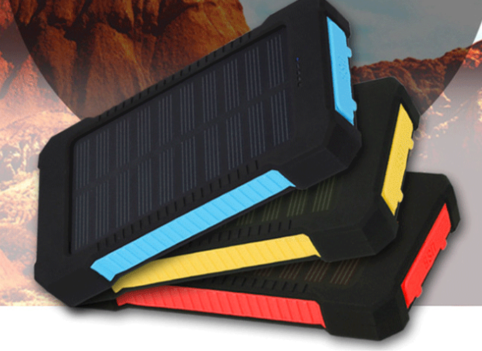 Outdoor Solar Powerbank mit Kompass & LED